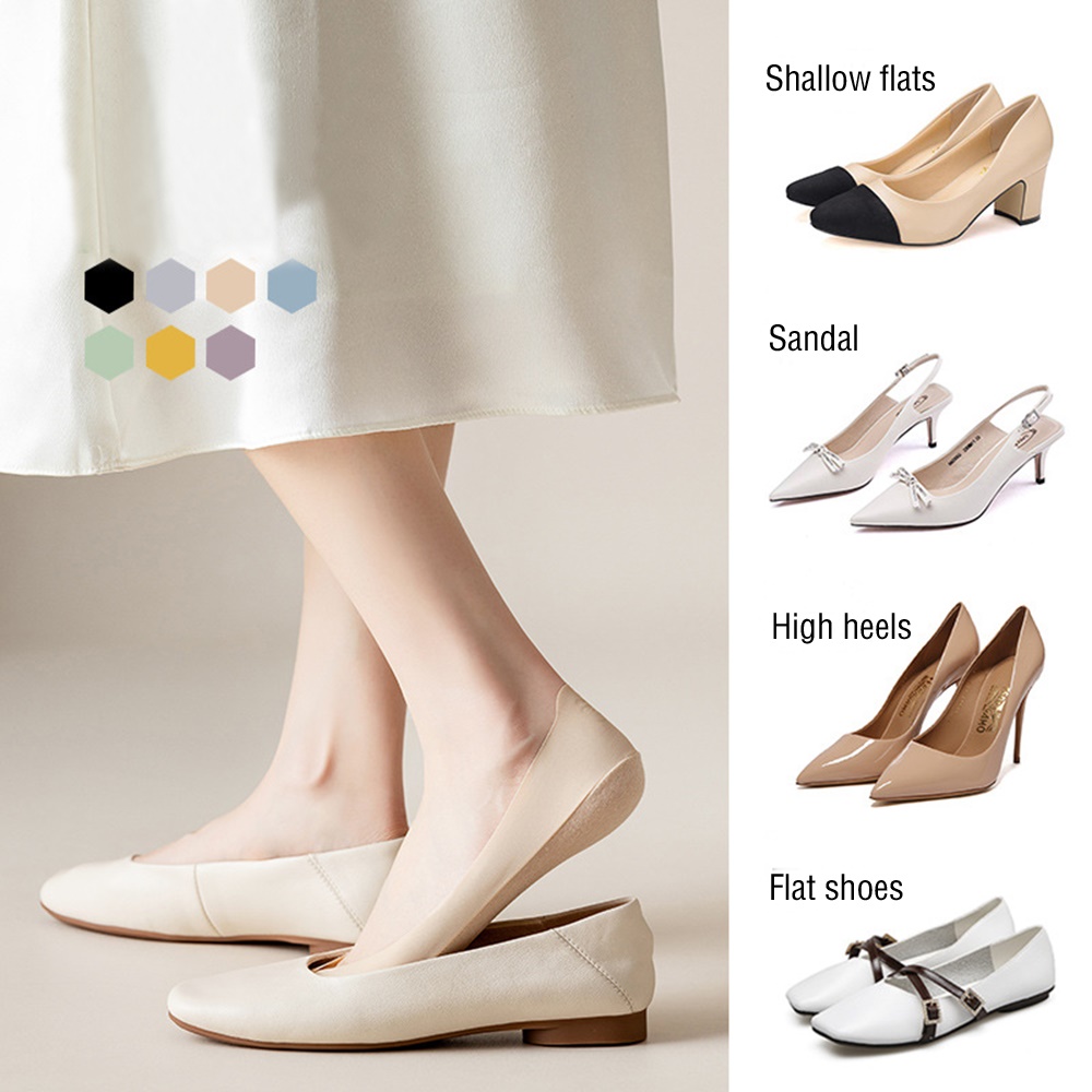Non slip thin boat cotton socks breathable socks ladies summer high quality socks athleisure office travel outdoor