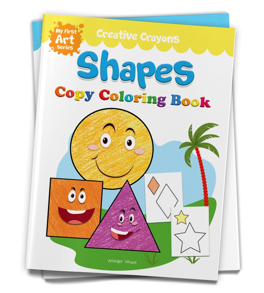 Shapes: Copy Coloring Book by Wonder House Books