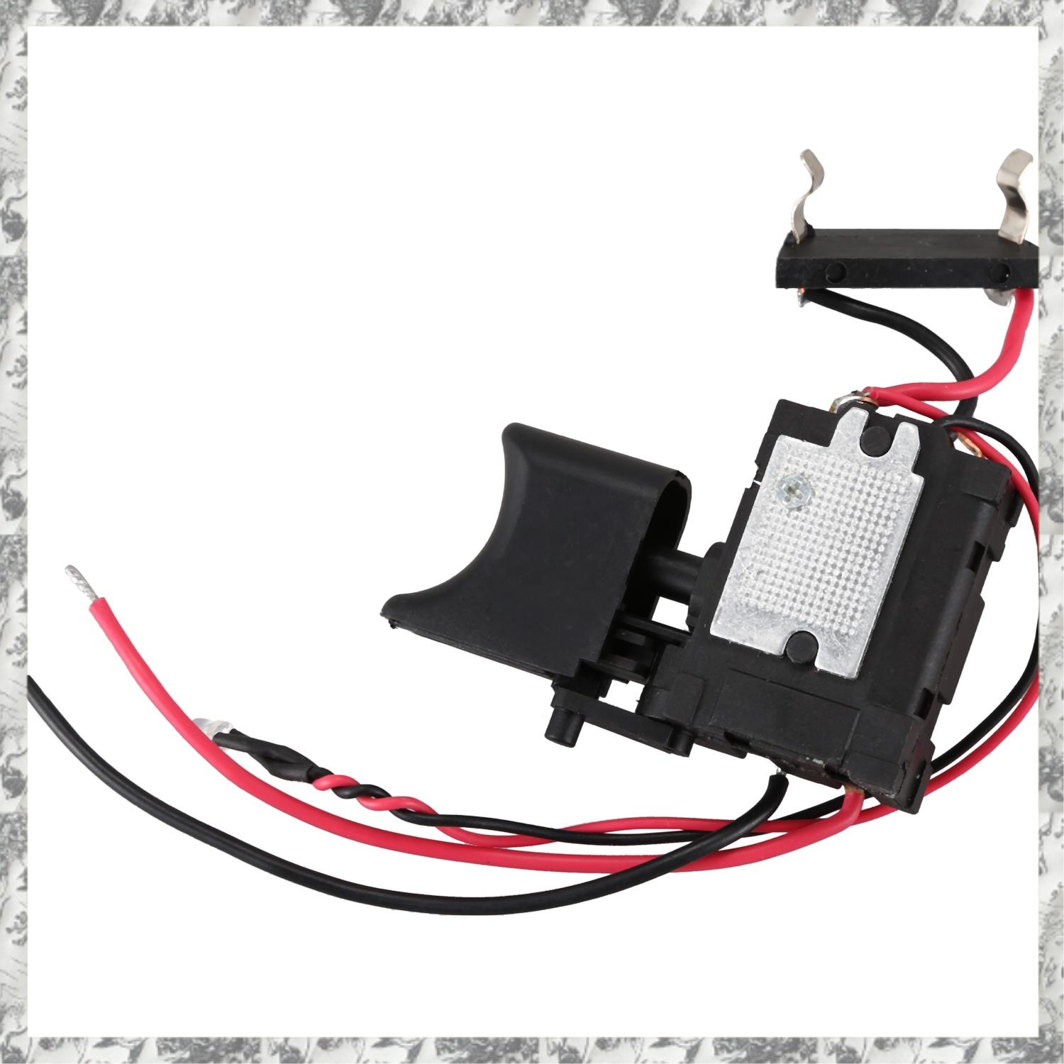 CGearuppt 7.2 V - 24 V Lithium Battery Cordless Drill Switch Speed Control Trigger Switch With Small Light