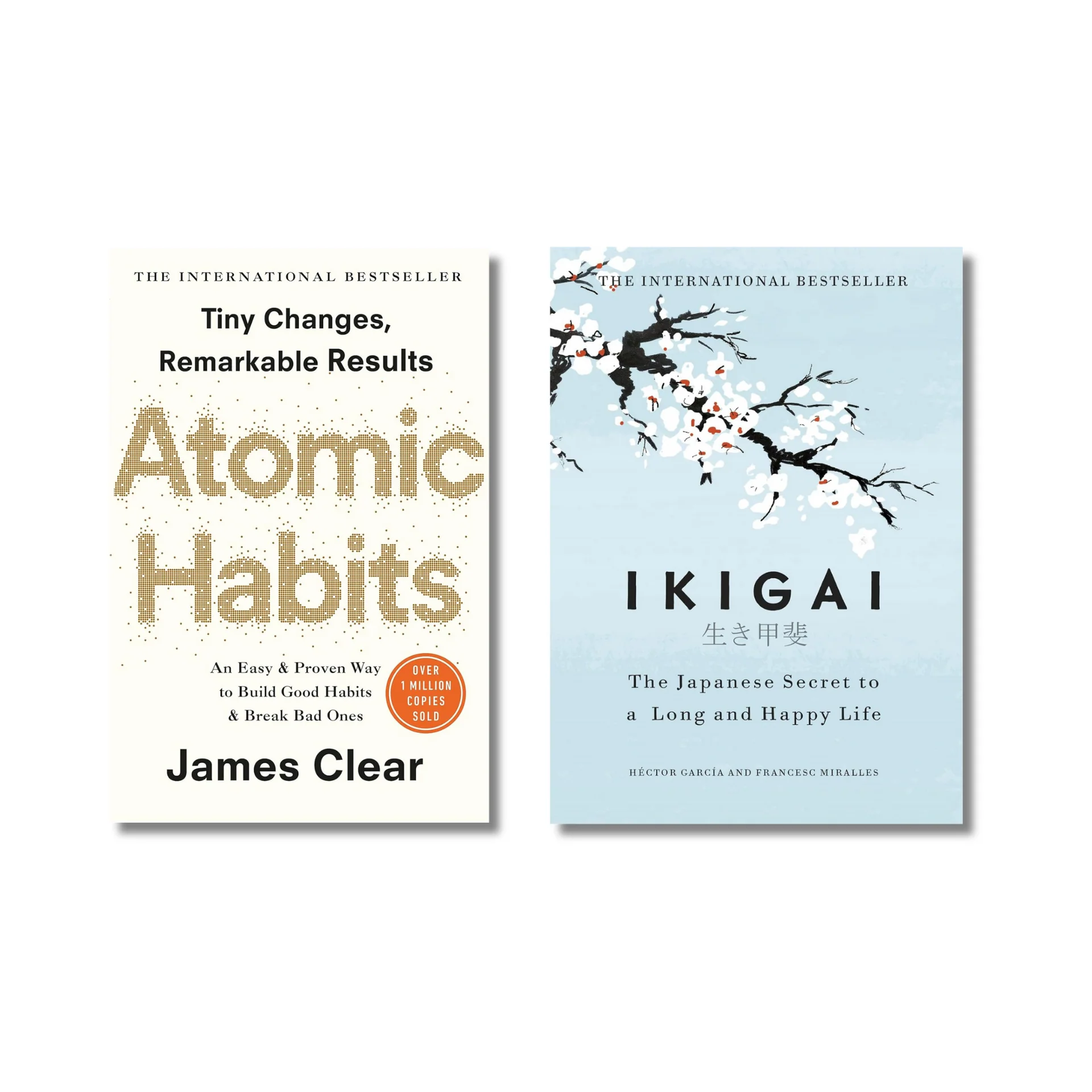 Book combo ( Atomic + Ikigai )