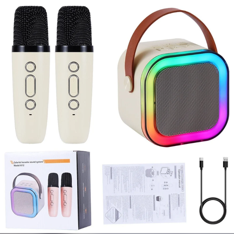 Colorful Karaoke Sound System (Bluetooth Speaker with MIC)