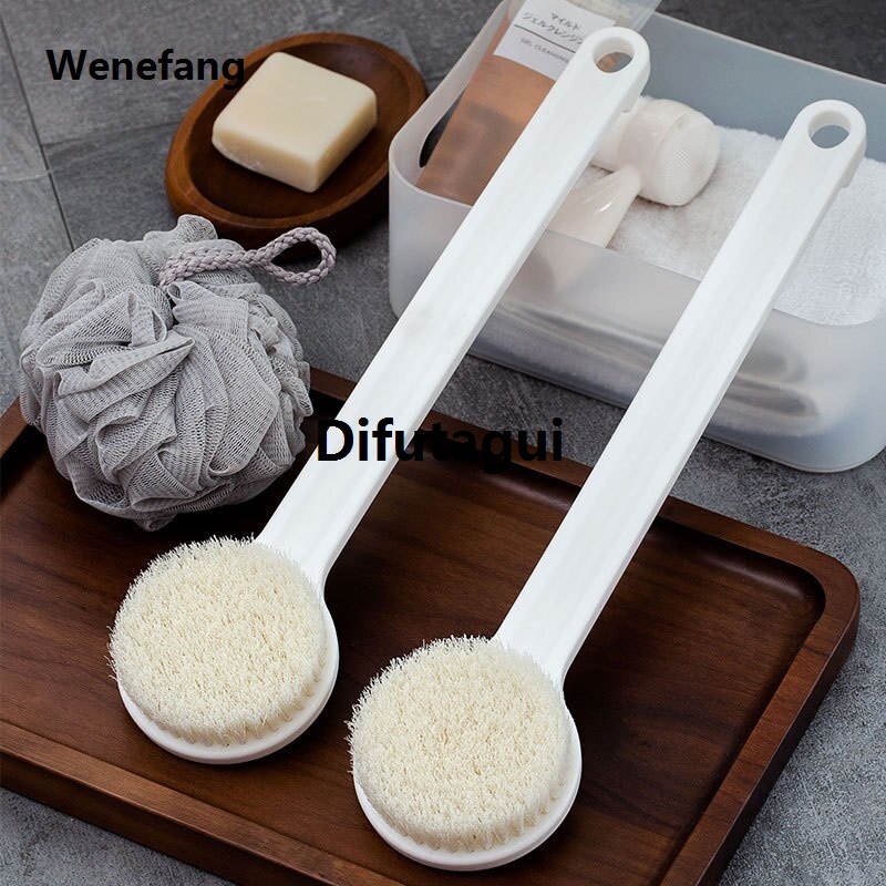 Difutagui Wenefang Japanese Bath Brush Long Handle Soft Hair Bath Sales Fashion promotion Brush Back Rubbing Body Scrubbing Gods Rub