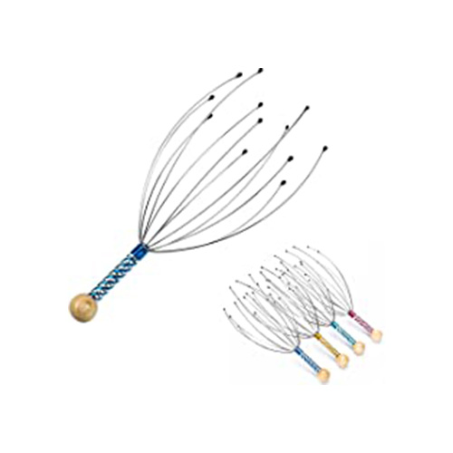 Head Massager Healing Neck Claw Massage Anti-stress Pain Relief Octopus Scalp Relax Spa Headache Stimulate Blood Circulate