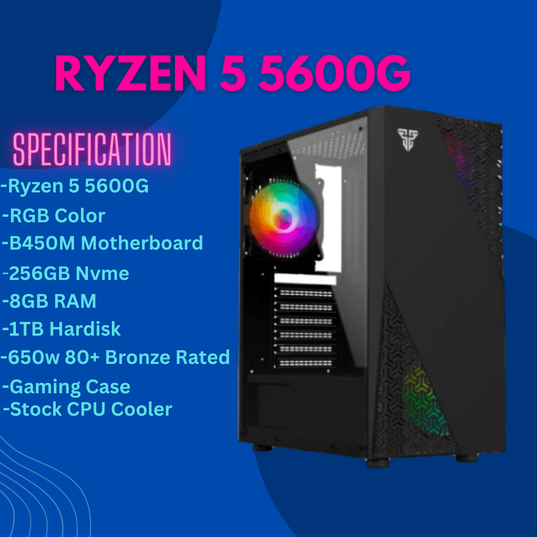 Budget Gaming PC with Ryzen 5 5600G