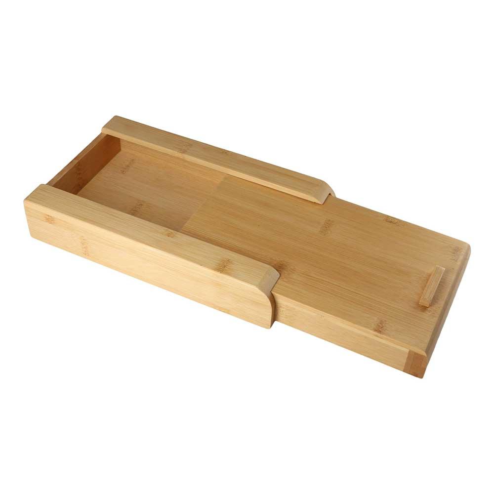 Pull Type Natural Decoration Bamboo/Walnut Storage Box Hidden Drawer Home Storage Wooden Storage Drawer Stationery Container