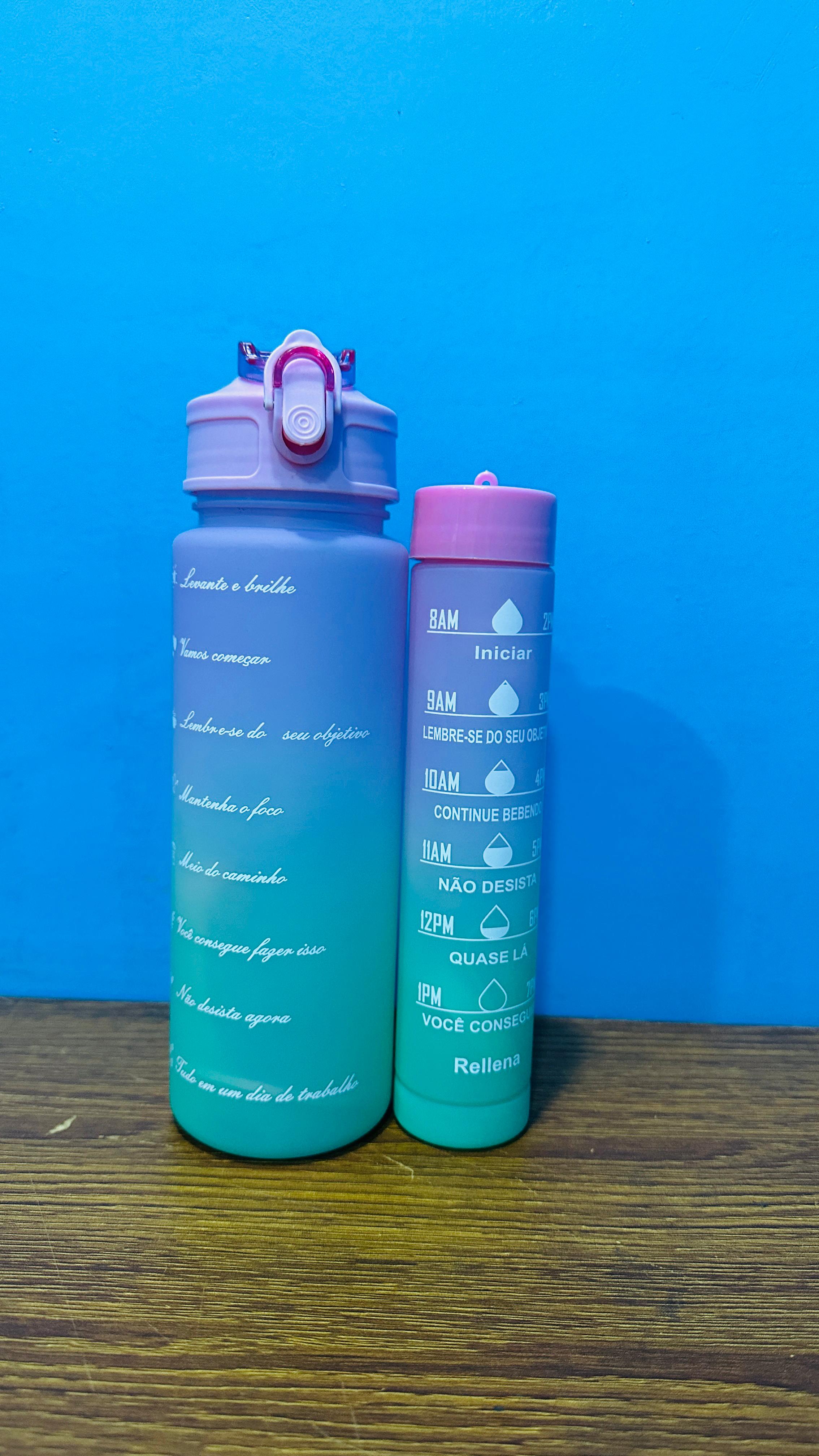 2pcs Set Sports Water Bottle(700ml-300ml)