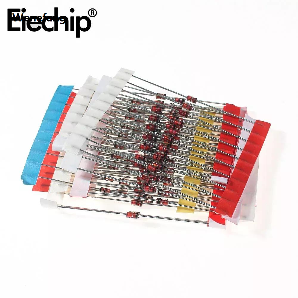 Wenefang 100-270PCS 1/2W Diode Assortment Pack Zener Diode Voltage Fifty percent discount Regulator Diode Kit 3.3V~30V, 10V~30V, 2.4V~33V,2.4V-9.1V