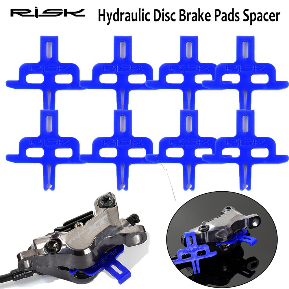 10pcs High Quality Outdoor Red Spacer Instert Brake Pads Bicycle Brakes Spacers Hydraulic Disc