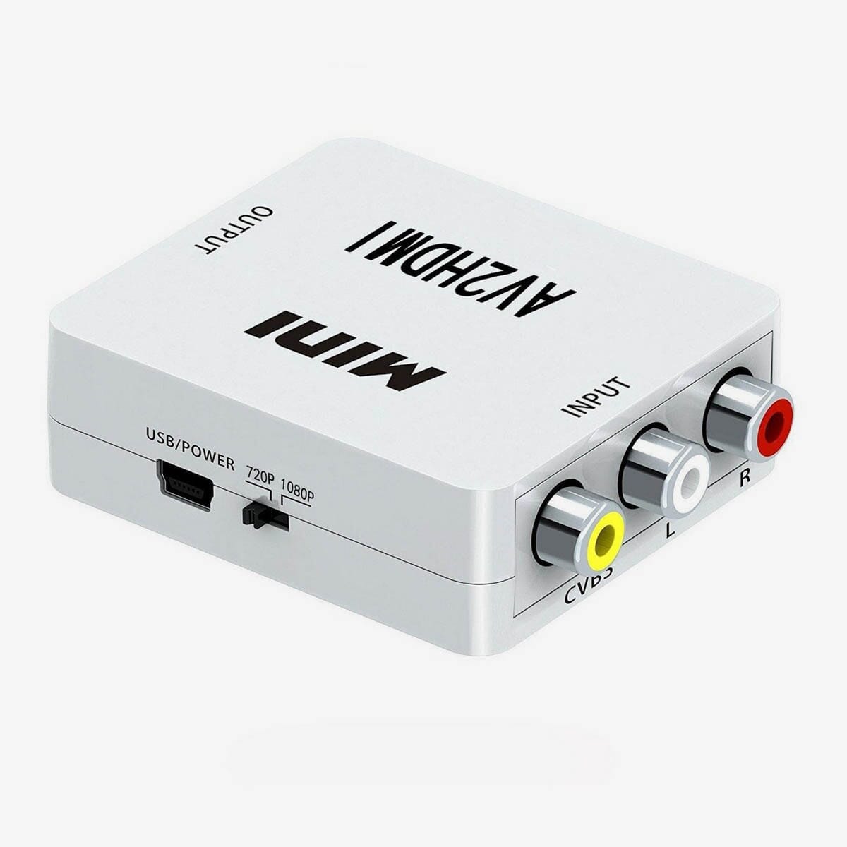 1080P Composite to Audio Video AV CVBS Converter Adapter