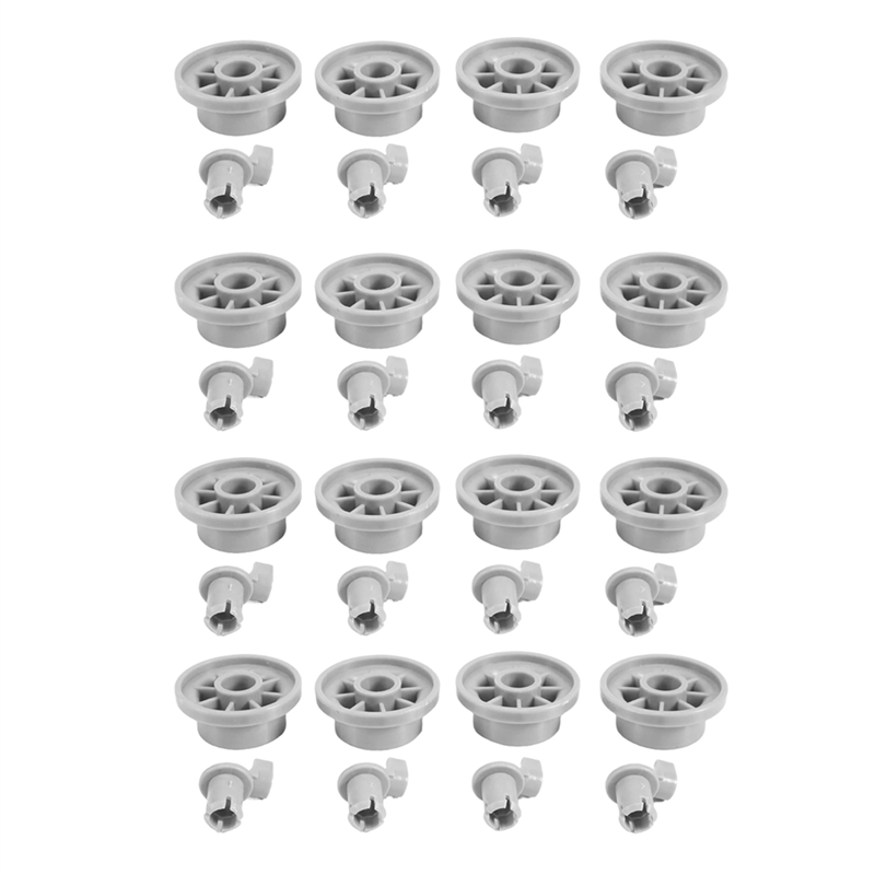 FORIDE 16Pack 165314 Dishwasher Lower Rack Wheel Replacement Part Fit for & Dishwashers-Replaces 420198 AP2802428