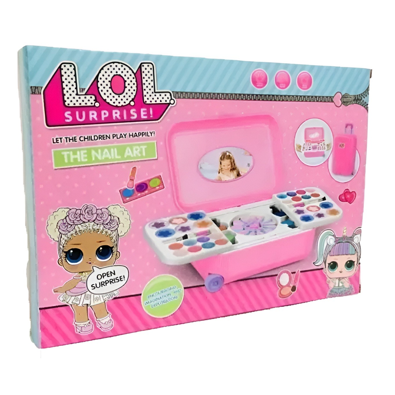 LOL Carry Box Makeup and Nail Art Kit
