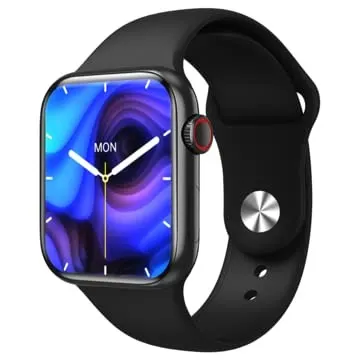 HW56 Plus Smart Watch Always-on Display Wireless Charger Bluetooth Call Men Smartwatch for Android IWO 15