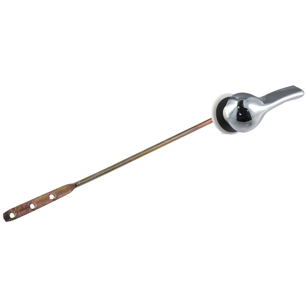Trip Lever Brushed Nickel Toilet Flush Handle Stainless Steel Flapper Chain Replacement Kit Universal Toilet Tank
