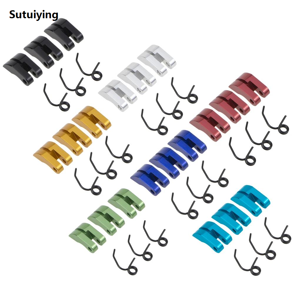 Sutuiying Aluminum 3 Clutch Shoes with Spring for 1/8 Luxury HSP Nitro Engine RC Model Car Shoe Clutch