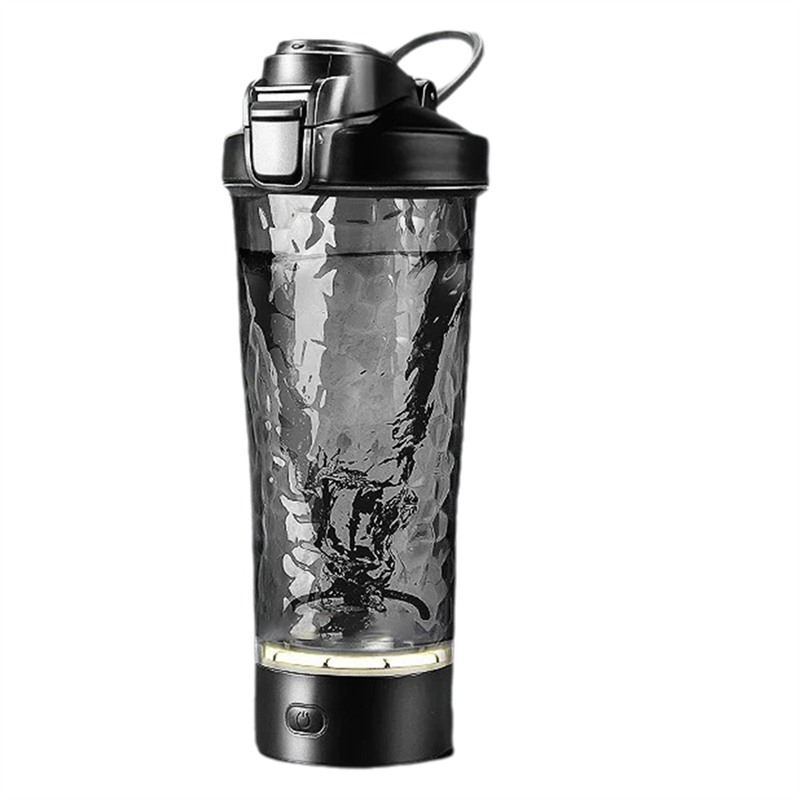 Electric Mixing Cup for Protein Powder Automatic Coffee Milk Water Bottle Kitchen Accessories Black