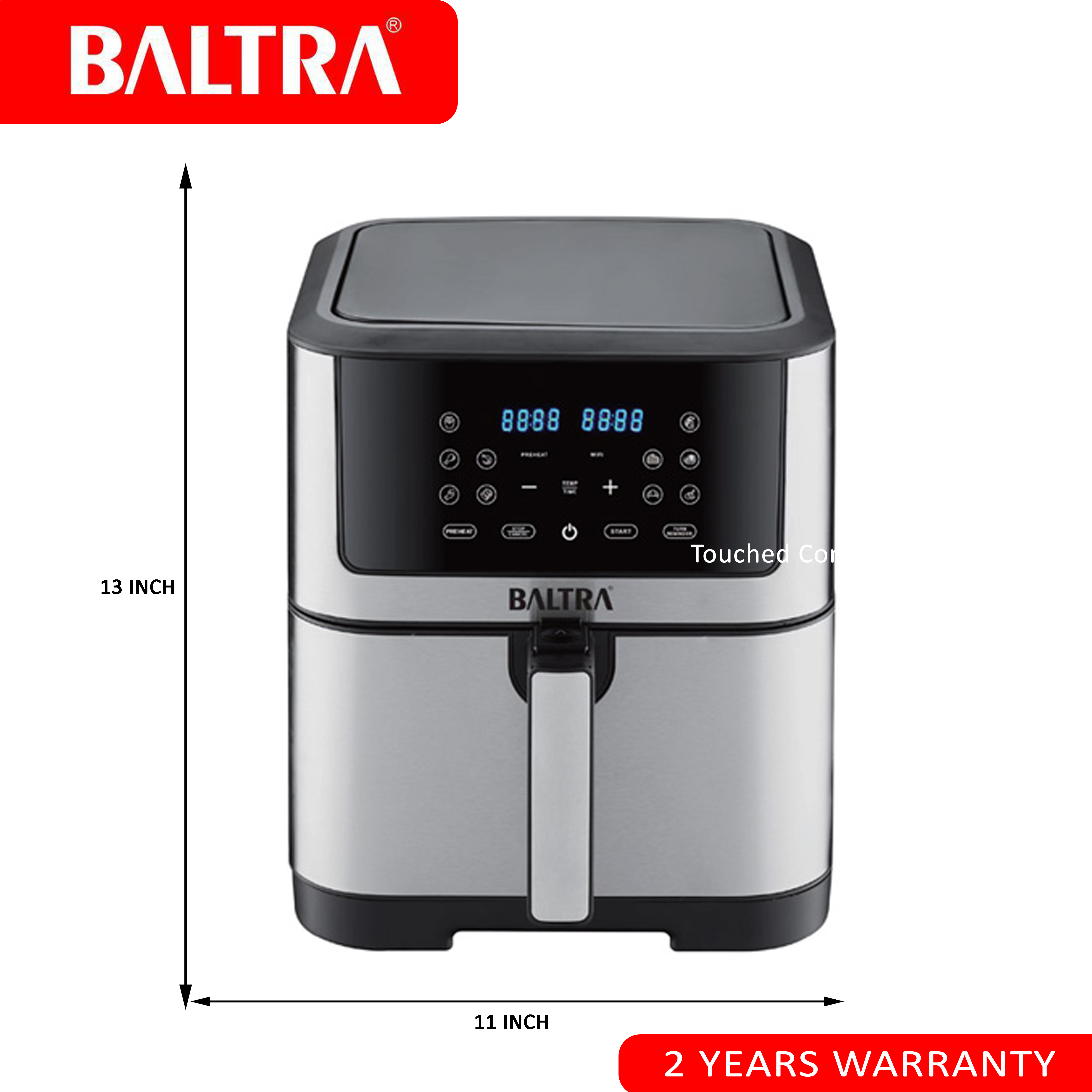 Baltra Air Fryer Falcon 8 Liters 1800 Watts BAF 106
