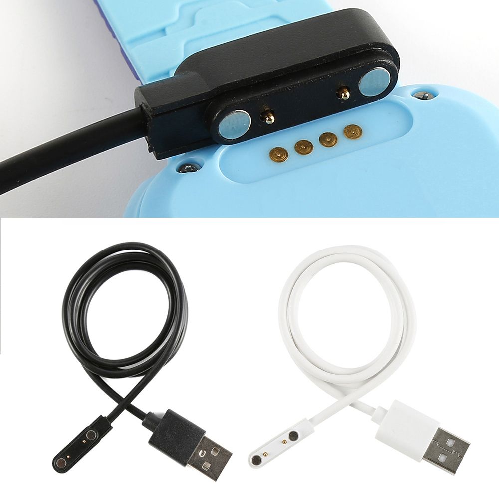 2 Pin for Q12/S12/S2 Children's Watch Smart Bracelet Magnetic Band Accessories Charging Charger Charging Cable