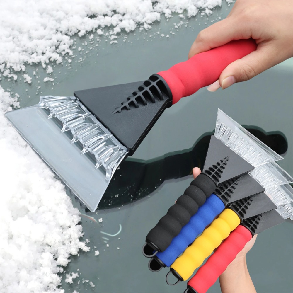 New Telescopic Car Windscreen Snow Removal Shovel Plastic Frost Removing Winter Snow Scraping Shovel Portable Ice Scraper