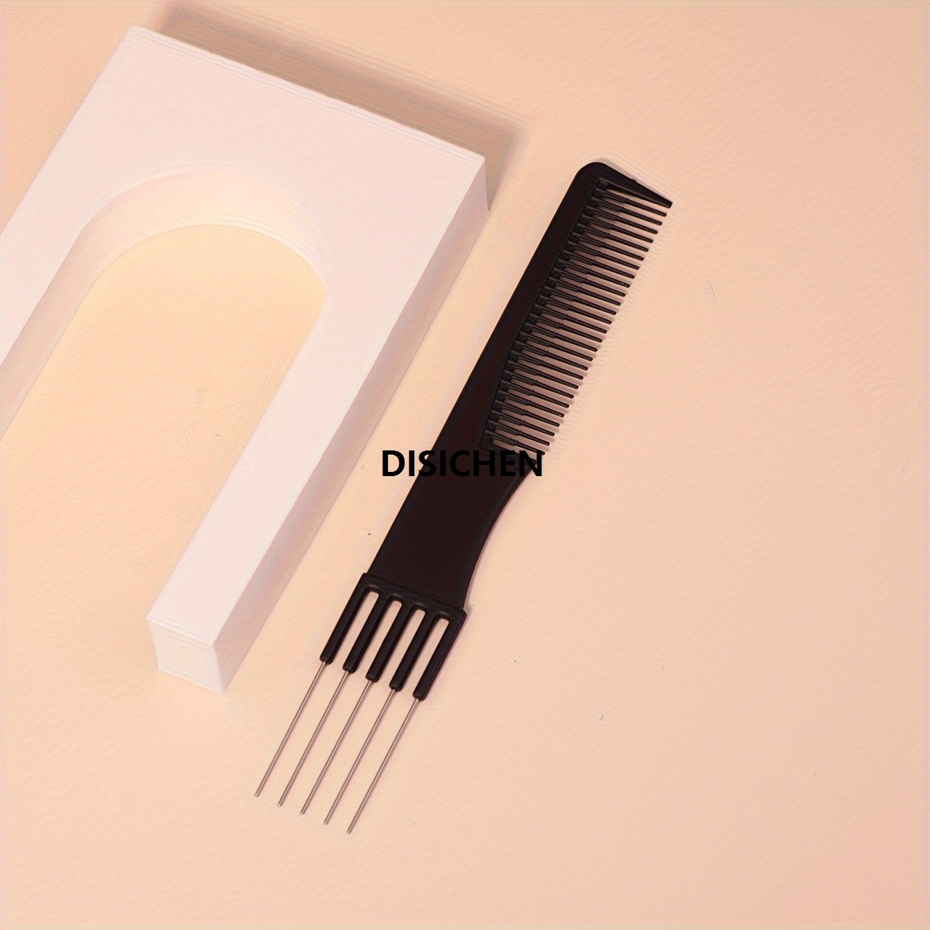 DISICHEN Professional Hair Dye Combs With Double-sided Design And Metal Stainless Steel Forks With 5 Steel Pins For Salon Styling Tools High Quality