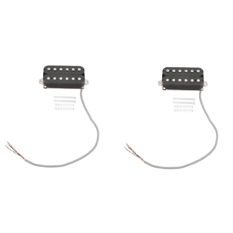 fasdaga 2X Electric Guitar Humbucker Pickups Neck Alnico V Pickup Black - image 1