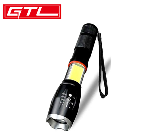 Bell Howell TacLight Elite Extendable Magnetic Tactical LED Flashlight - 5 Light Modes, Waterproof, Heavy Duty Torch