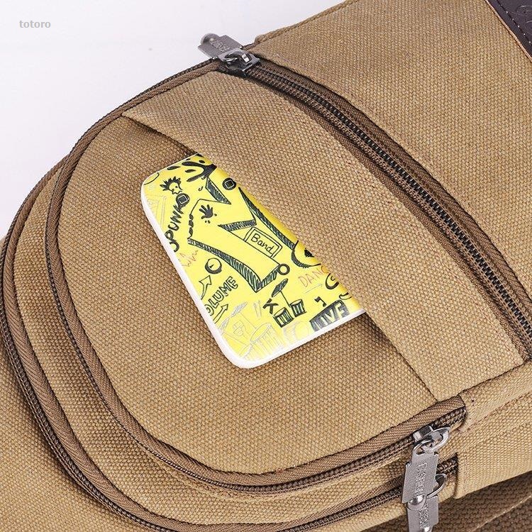 NEW totoro Bag 2024 New Men's Chest Bag Canvas Bag Messenger Bag Men's Profesional Bag Shoulder Bag Small Chest Bag Casual Waist Bag