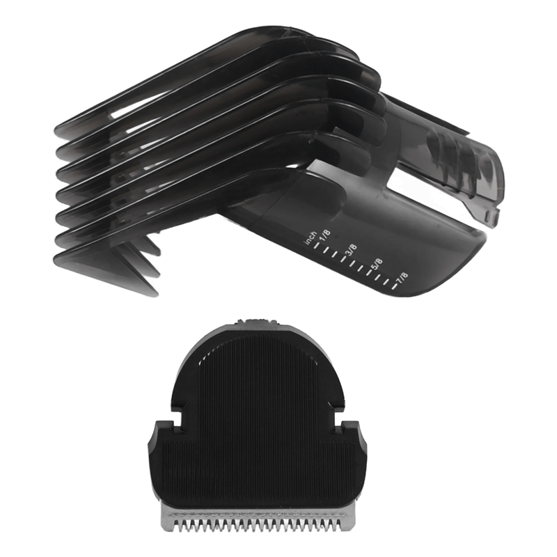 OUMERY 2Pcs/Set HAIR CLIPPER COMB + Hair Trimmer Cutter for QC5120 QC5125 QC5130 QC5135 QC5115 QC5105