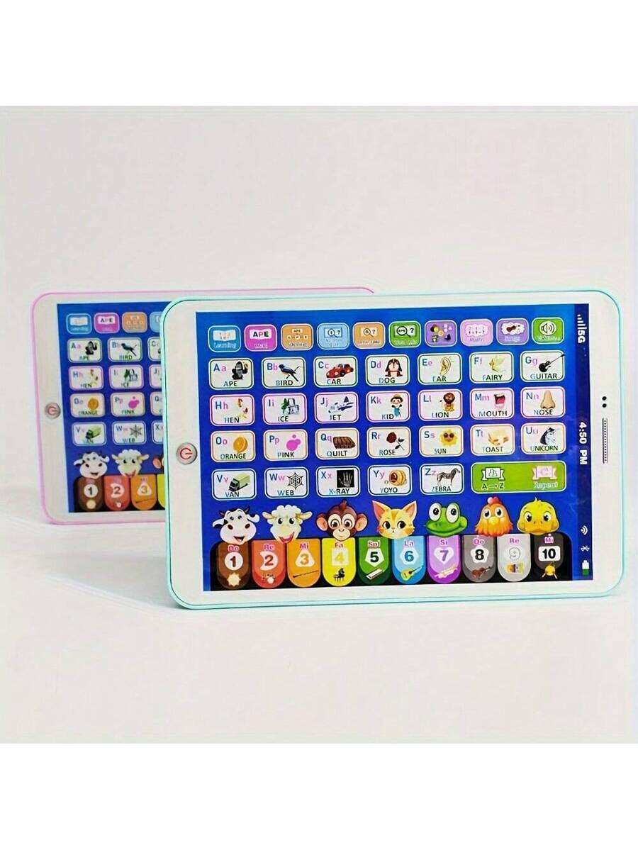 Unlock Fun Learning: Interactive English Touch Tablet For Kids - Multi-Functional Story, Reading & Brain-Boosting Toy