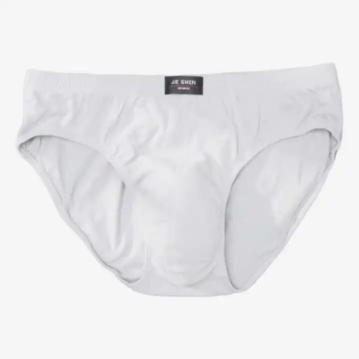 Men's Full White Briefs V-Shape Full White Innerwear Briefs Underwear