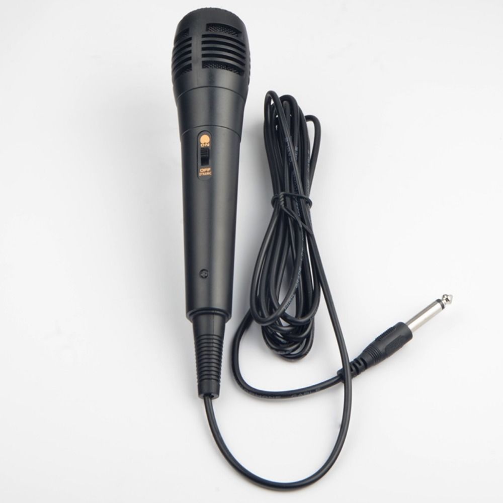 Consumer Electronics 3.5mm\6.5mm Wired Microphone Vocal Mic Voice Tube Dynamic Microphone Black Handheld Microphone For Karaoke