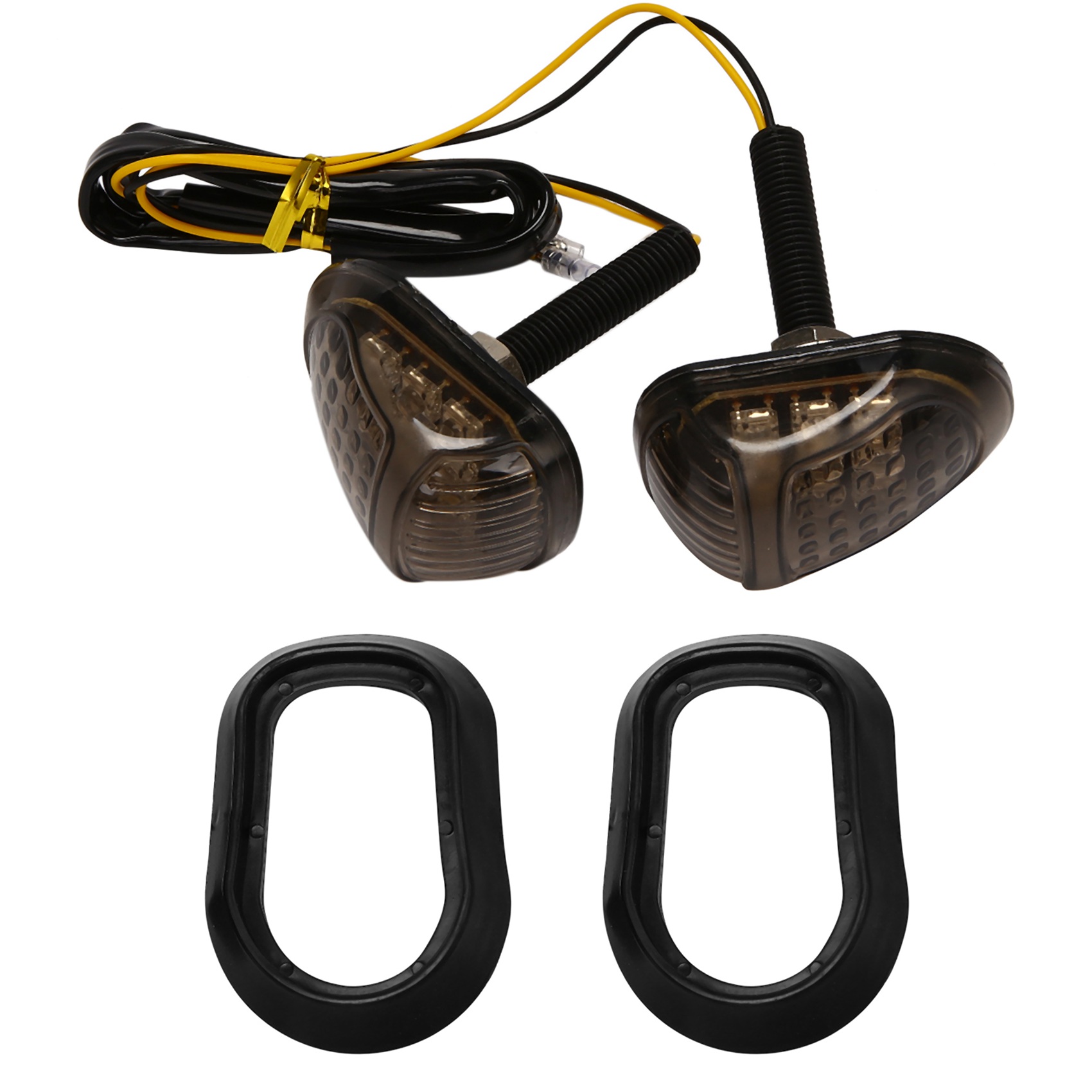 OYPFXMI 1 Pair Motorcycle Turning Light 12V LED Turn Signals Light Shift Lights Blinker Indicator for Grom MSX125 125