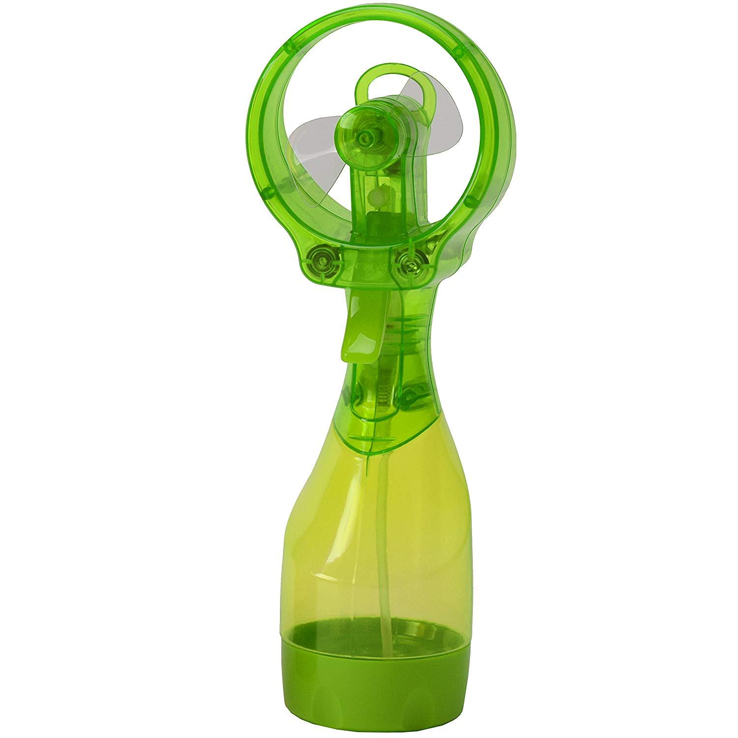 Deluxe Misting Fan, Handheld Misting Fan, Battery Operated Fan.spray fan