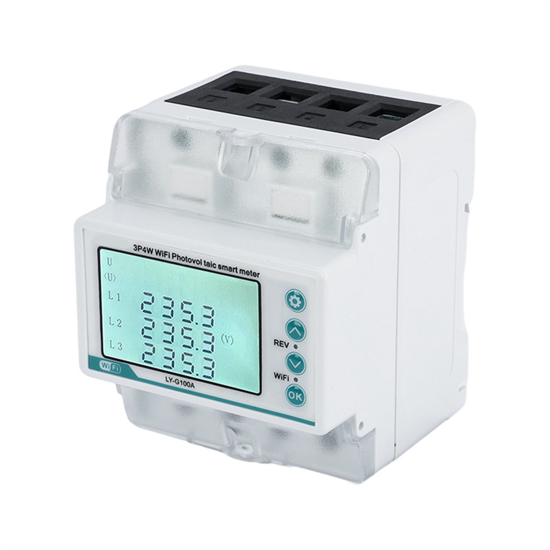 3 Phase 4 Wire 100A Tuya WiFi Smart Bi-Directional Energy
