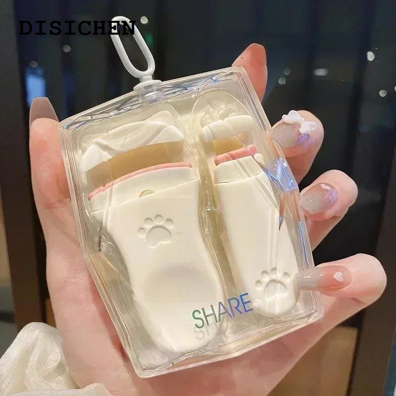 DISICHEN Fifty percent discount 1/2PCs Long Lasting Eyelashes Curler Cute Cat Claw Designs Professional for Women Makeup Accessories Tool Fit All Eyelash Shapes