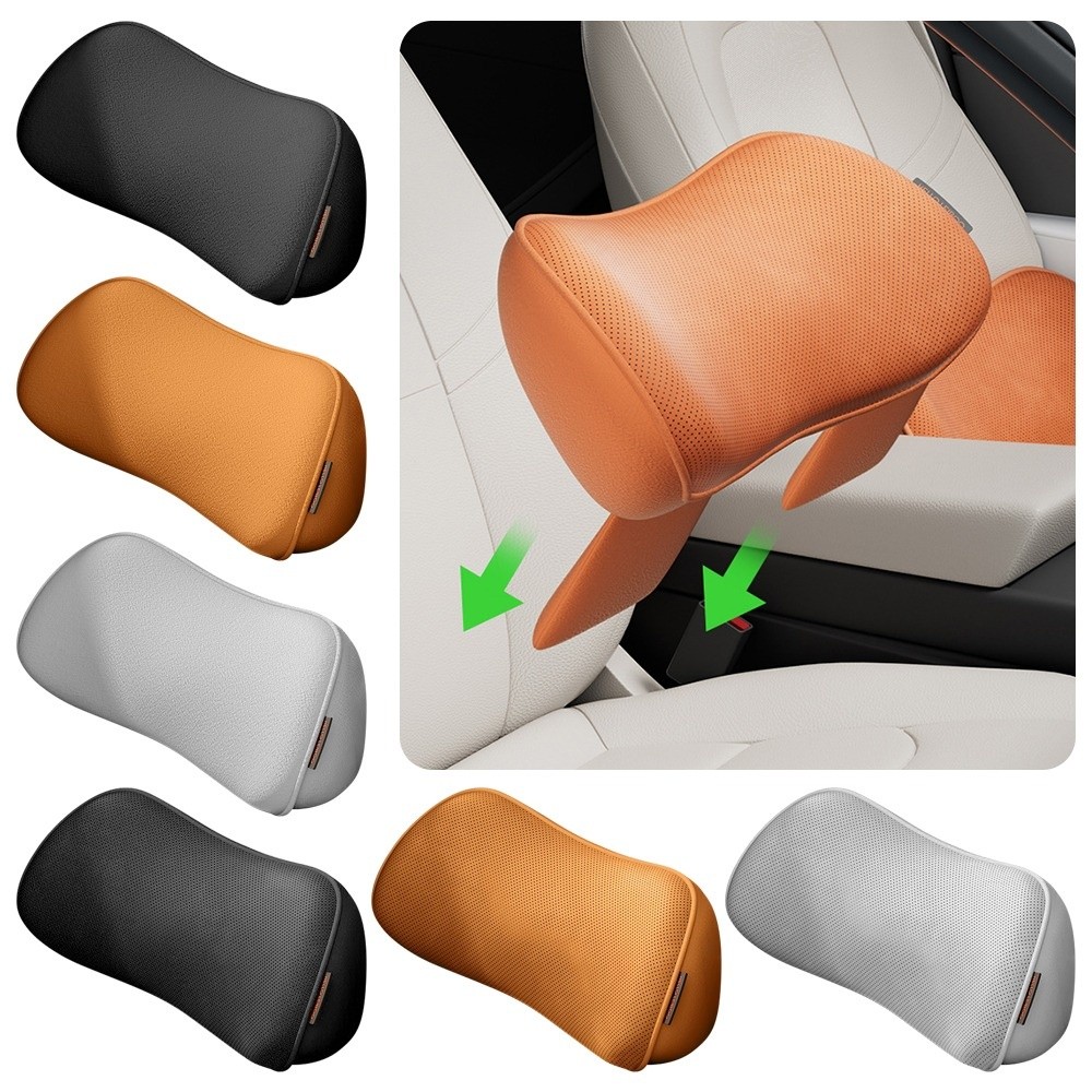 Ergonomic Support Thin Design Car Seat Cushion Vehicle Mounted Soft Back Support Pillow Driver's Side Lumbar Support Car Interior