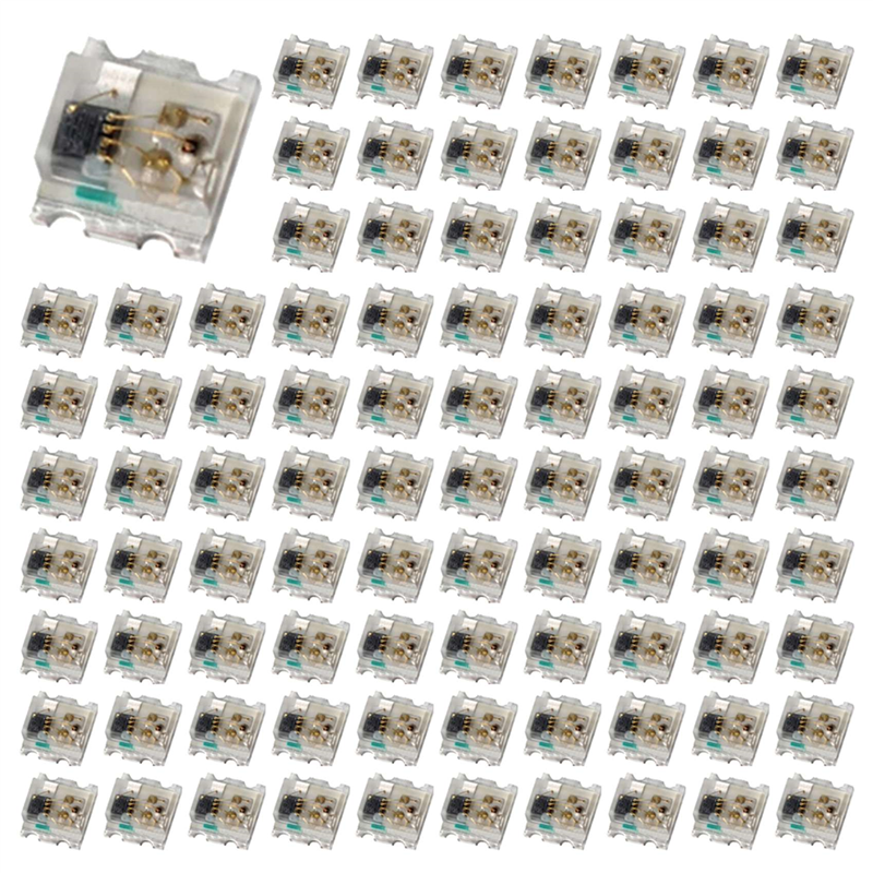 ARELENE 1000PCS DC5V WS2812 2020 LED Chip Mini SMD Addressable Digital RGB Full Color LED Chip Pixels for LED Strip Screen