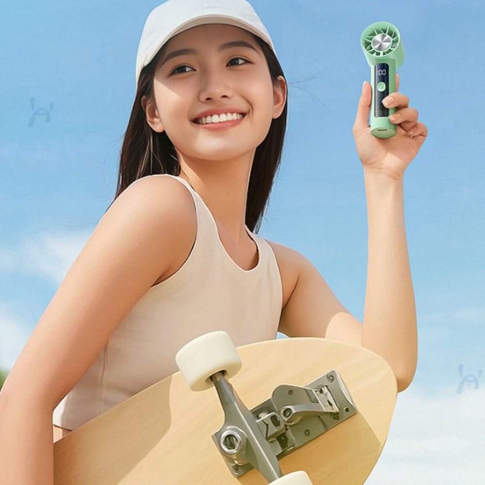 Cooling Fan Strong Wind Mini Turbo Fan Powerful Airflow High Velocity Portable Pocket Fan Super Strong Wind Small Size Personal Fan Summer