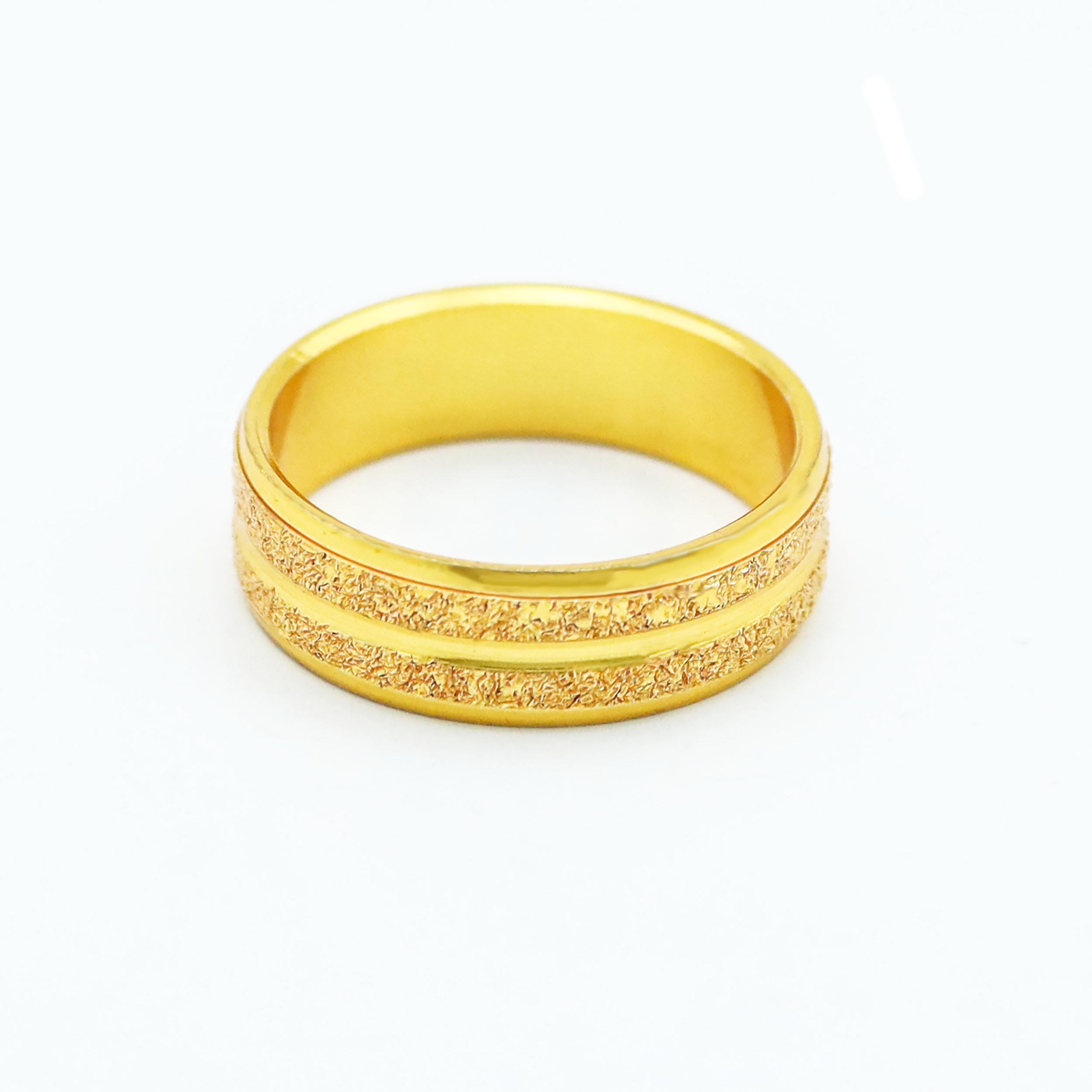 Gold Plated Panchadhatu Cutting Design Plain Authi For Men And Women
