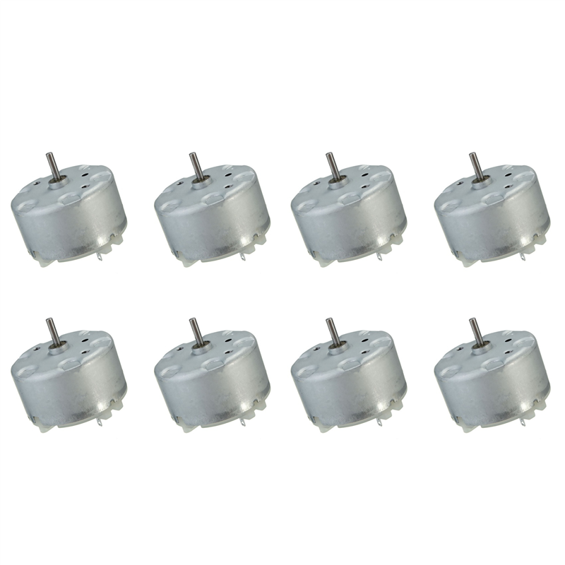 JAERBEE 8X 3V-12V Mini DVD VCD Electric Motor 3V-2700RPM 6V-4000RPM RF-500TB-12560