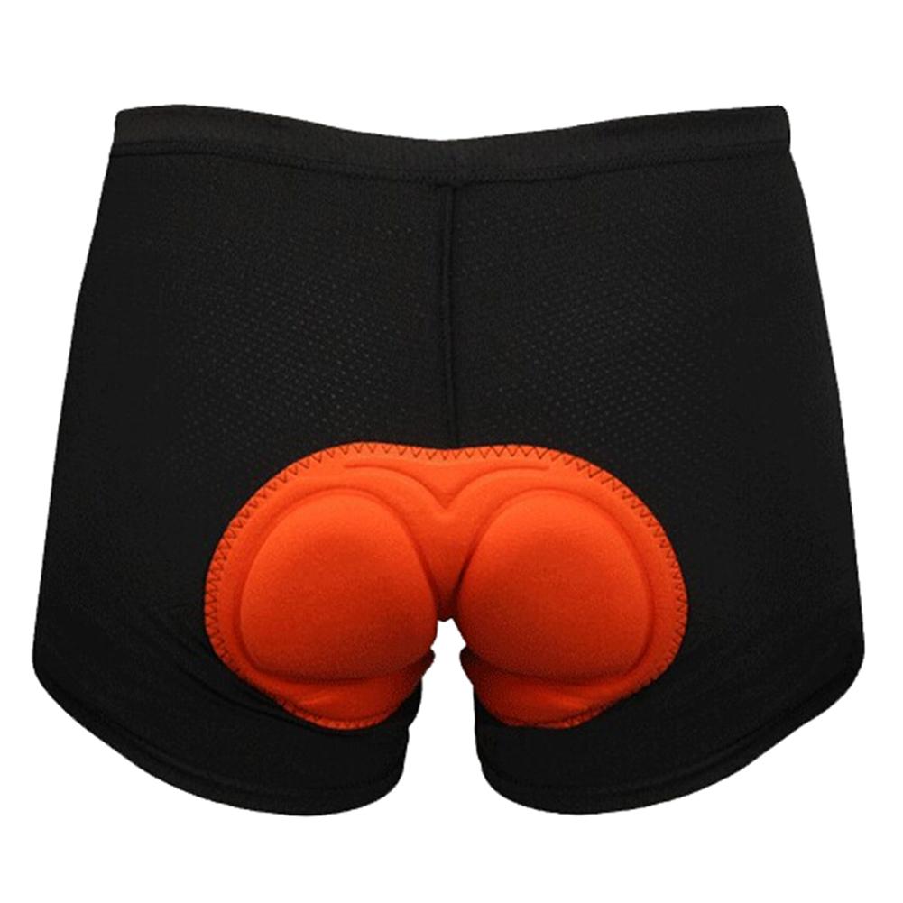 Bargain price （NEW）Men Women Bicycle Cycling B2024 Short Underwear Pants Gel 3D Padded Coolmax(Black)-M