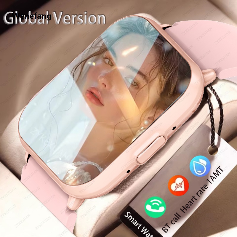 Wenefang For Xiaomi Global Version Bluetooth Call Smart Watch Women HD AMOLED New Display Heart Rate 100+ Sports Waterproof Smart Watch Men