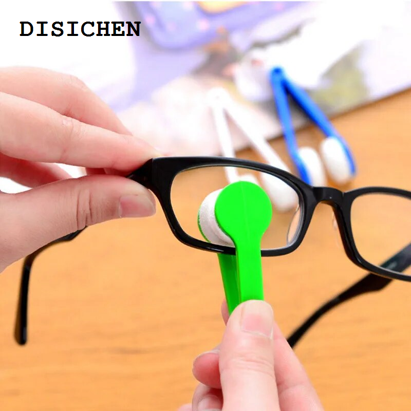 DISICHEN New 1pc Mini Glasses Cleaning Rub Portable Multifunctional Cleaner Brushes for Sunglasses Presbyopia Glasses