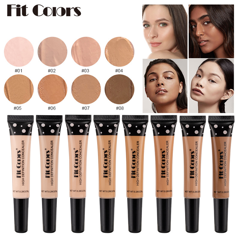 1 Piece Ultimate Fit Colors Face Concealer & Contour Palette - Waterproof Full Coverage Foundation for Acne, Dark Circles, and Flawless Contouring - Best Product Ever By 99 Store