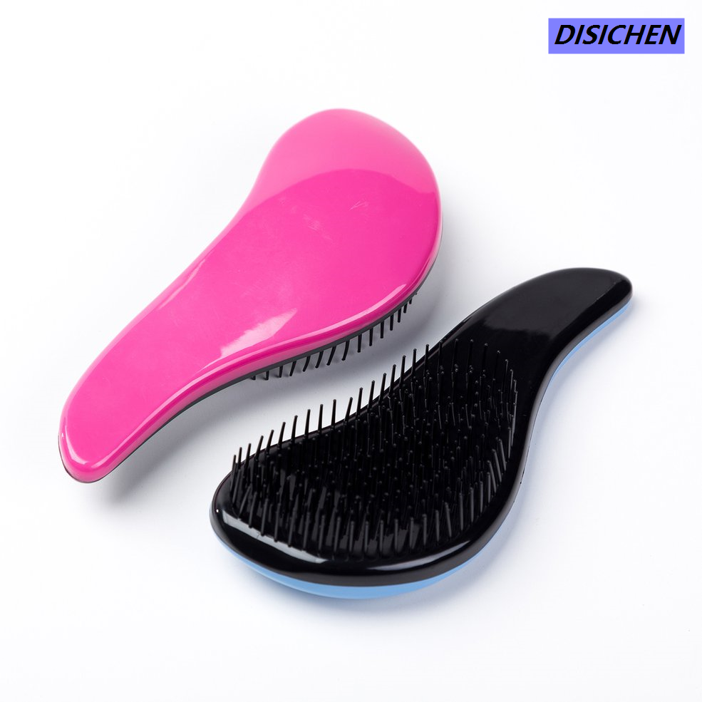 DISICHEN 【The Edge of Beauty】Magic Brush Comb Hairbrush Anti-Static Hair Detangling Combs Pink