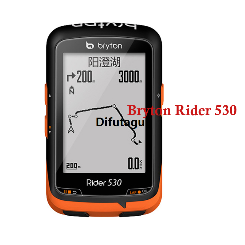 Difutagui Huangdian Fashion Bryton Rider 530 R530 BRYTON RIDER 530 टेम्पर्ड ग्लास Original कभर वाटरप्रूफ पारदर्शी ग्लास फिल्मको लागि 2Pcs/लट स्क्रिन प्रोटेक्टर