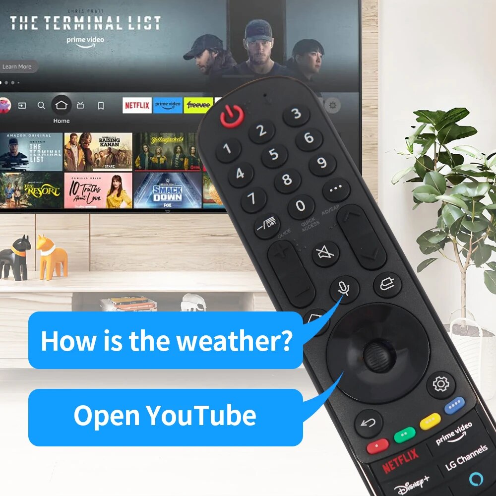 NEW AN-MR21GA Replacement Voice Remote Control for L*G Smart TV OLED65C1PUB 65 C1 Series 4K Smart OLED TV (2021) with Netflix