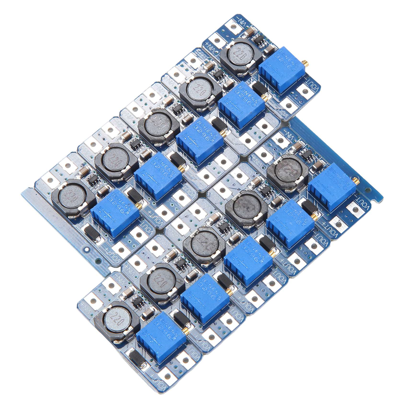 10PCS DC-DC Boost Module 2A Boost Board Input 3V/5V to Boost 5V/9V/12V/24V Adjustable Multi-Function Convenient Module