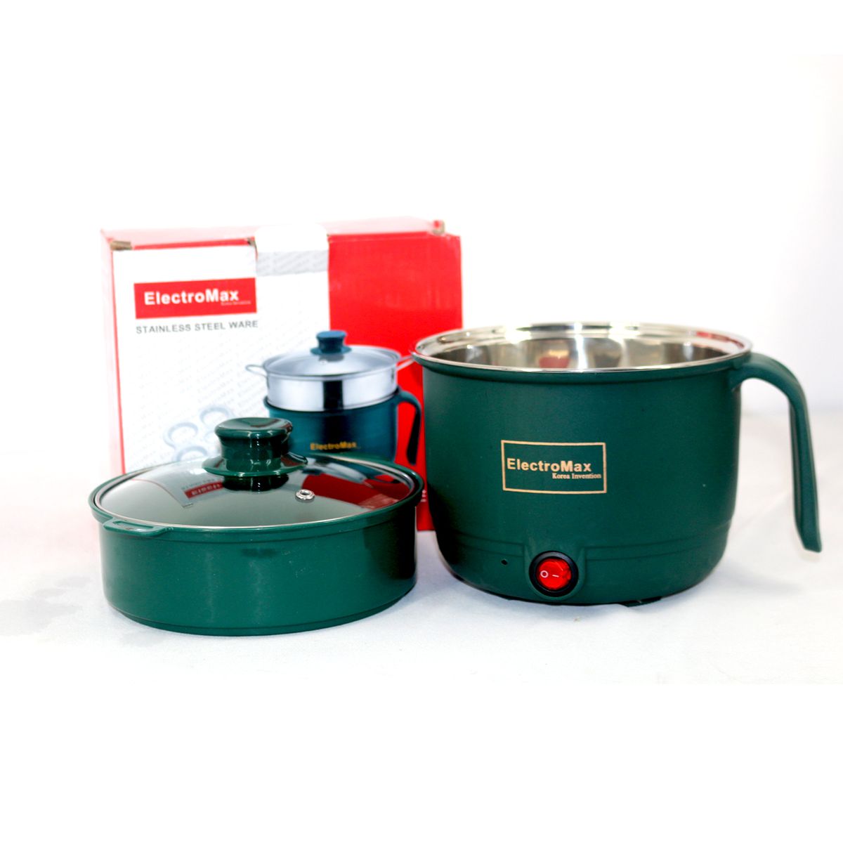 Multifunction Portable Electric Cooking Egg Boiler Steamer Rice Cooker Mo Mo Steamer 2L
