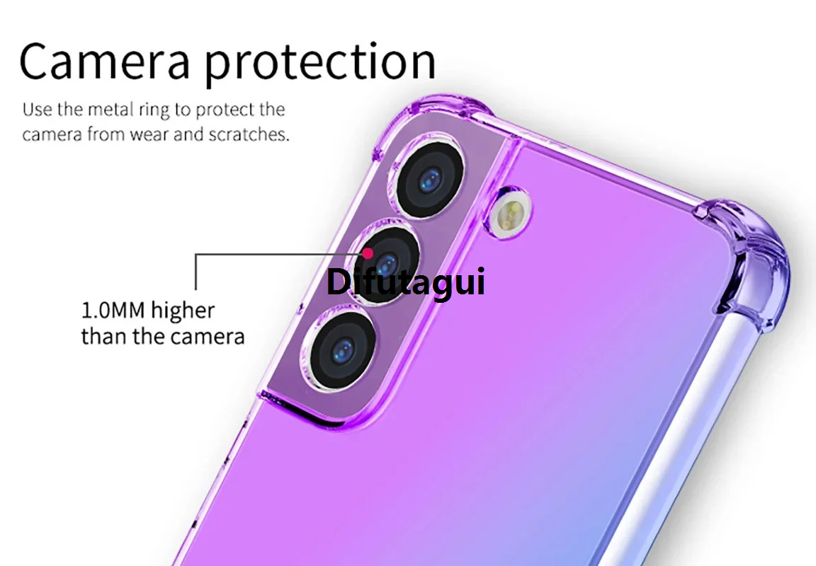 Difutagui Gradient TPU15 A54 A25 AA56 A3 for Samsung 2025 New Galaxy 6 A26 A16 5G A06 A55 A35