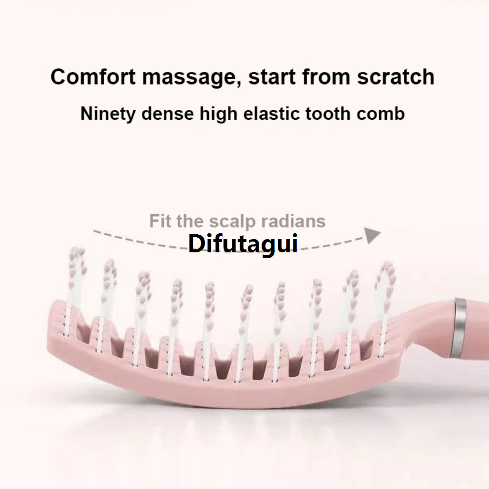 Difutagui The comb massage is suitable for combing the hollow New style comb cushion for curly hair and long hair